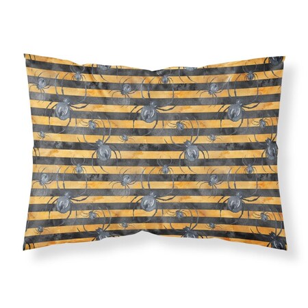 Carolines Treasures Watecolor Halloween Spiders Fabric Standard Pillowcase BB7526PILLOWCASE